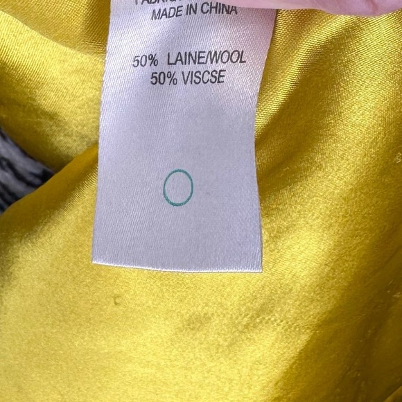 Vintage Designer Peacoat Houndstooth 3/4 Length Wool Designer Project Raw Medium - Picture 7 of 12